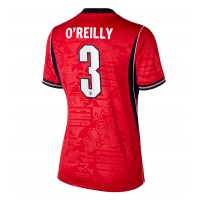 Stroje piłkarskie Anglia Nico O'Reilly #3 Koszulka Wyjazdowej dla damskie MŚ 2026 Krótki Rękaw